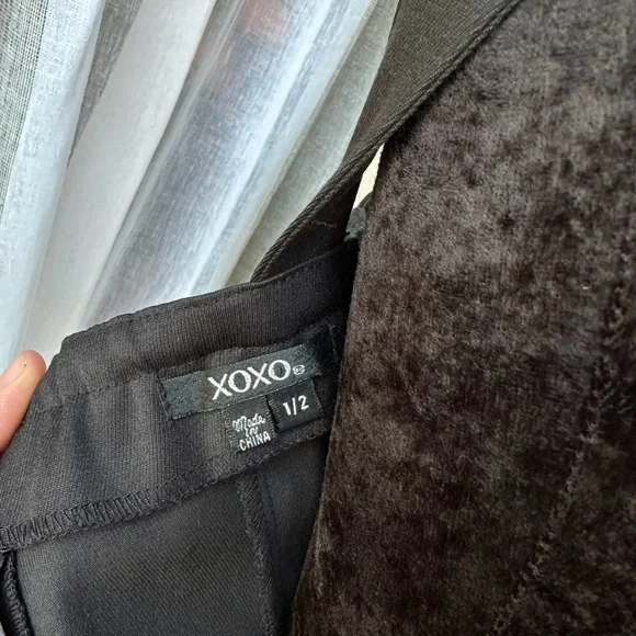 Xoxo little black dress size 1/2 - Picture 4 of 4